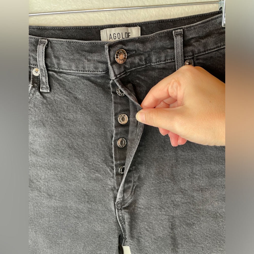 Agolde Black Ankle & Cropped Jeans - Picture 9 of 13